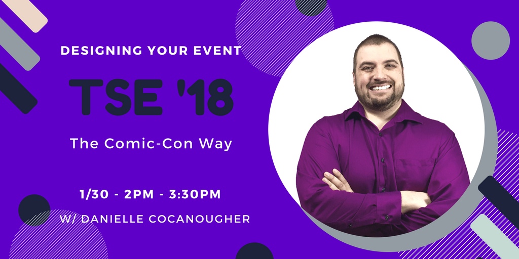 NickBorelli's tweet photo. Your events have a lot to learn from comic book conventions. Danielle from @allcalapp has had some incredible revelations about fan cons and I can't wait for you to hear them next week #TheSpecialEvent next week. https://t.co/1a7RshbTh0