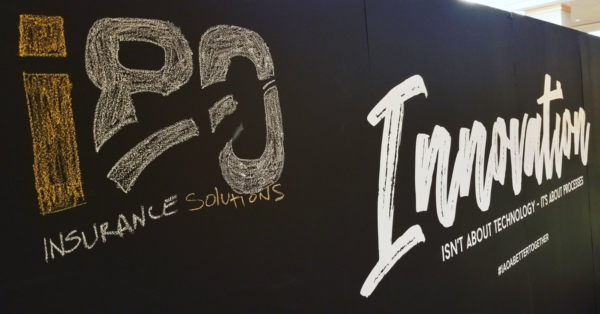 Show your agency pride this weekend at our lobby chalk wall. Draw your agency logo, hashtag, design, or encouraging note to someone else. #INNOVAT18N