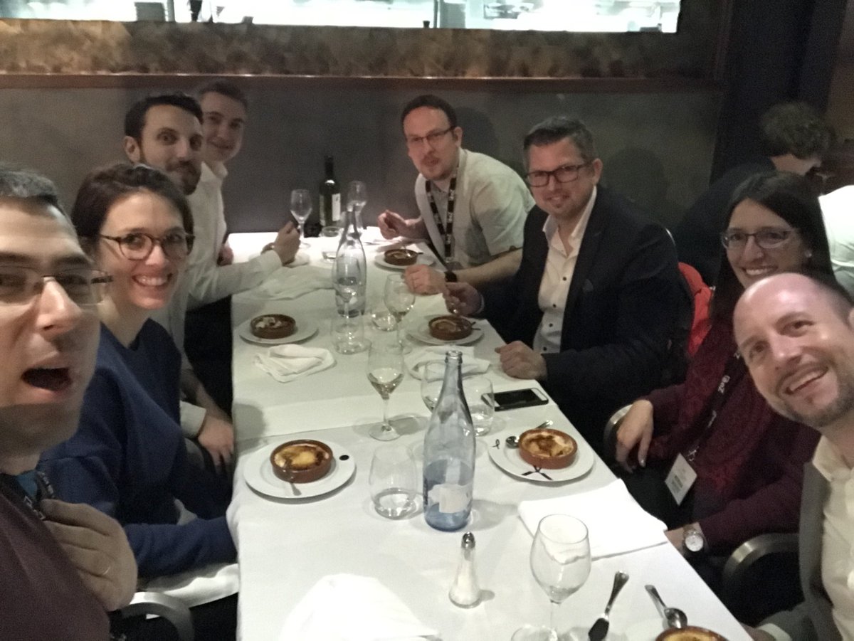 #ezbavaria table at #eZPartners2018 lunch. Mahlzeit!