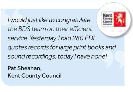 bibdsl's tweet photo. Librarians - rushed off your feet, overwhelmed? See what our service can do for you - thanks for the comment, @kentlibraries #metadata #libraries https://t.co/Kp95UNxz8n https://t.co/LOZVA1Nmd7