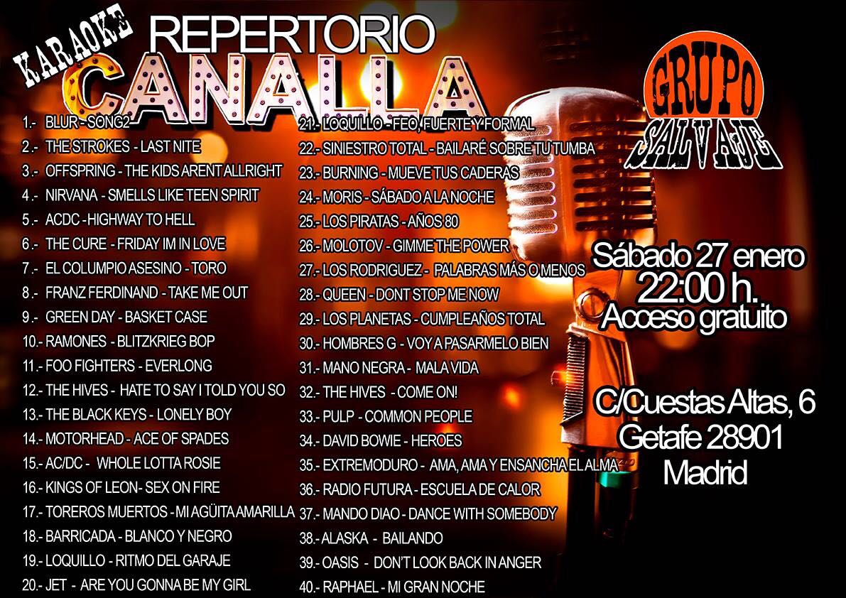 canallabargetaf's tweet photo. Este sábado es nuestro último baile y os pedimos ayuda con nuesteo Karaoke Canalla. Es fácil. Tan solo elige tu tema favorito, dínoslo y súbete a cantarlo o a tocar el instrumento que prefieras junto con Grupo Salvaje!! https://t.co/JIhXGbvwvR