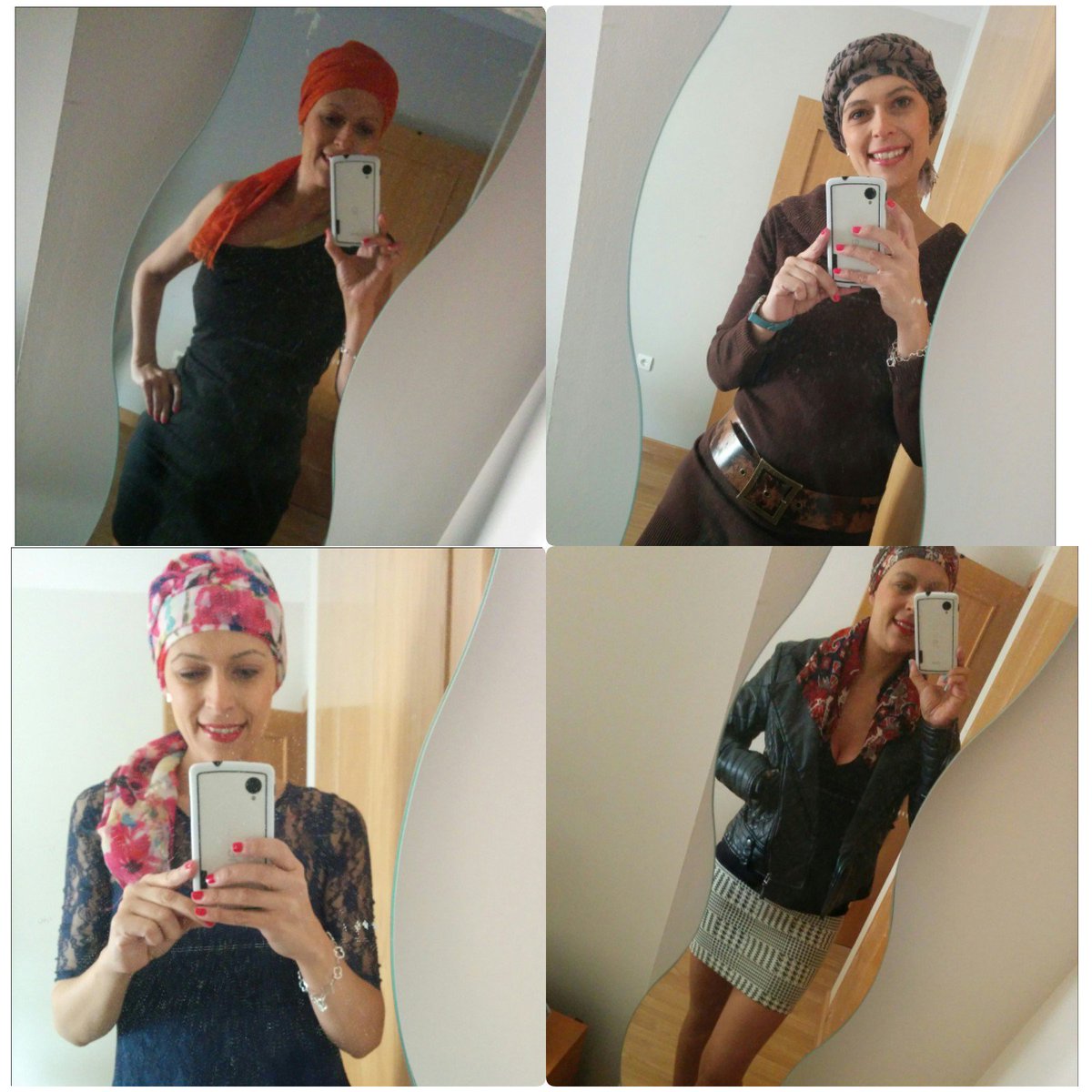 AlmuRadX's tweet photo. Para aquellos #pacientes #oncologicos que no saben como combinar su "peinado" con su atuendo, os dejo unos #OncoLooks en @ffpaciente para cualquier evento, del armario de una #pinkladies
https://t.co/sAGEitBviM
#FFpaciente #zonadescontrolada #cancerDeMama https://t.co/B7mTdMVJGq