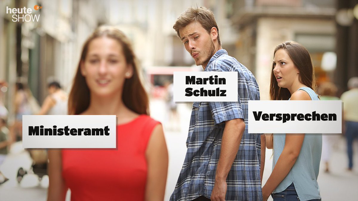 heuteshow's tweet photo. „In eine Regierung von Angela Merkel werde ich nicht eintreten.“ – Martin Schulz, 25. September 2017. #Groko #Koalitionsverhandlungen https://t.co/SE6KMTHJGR