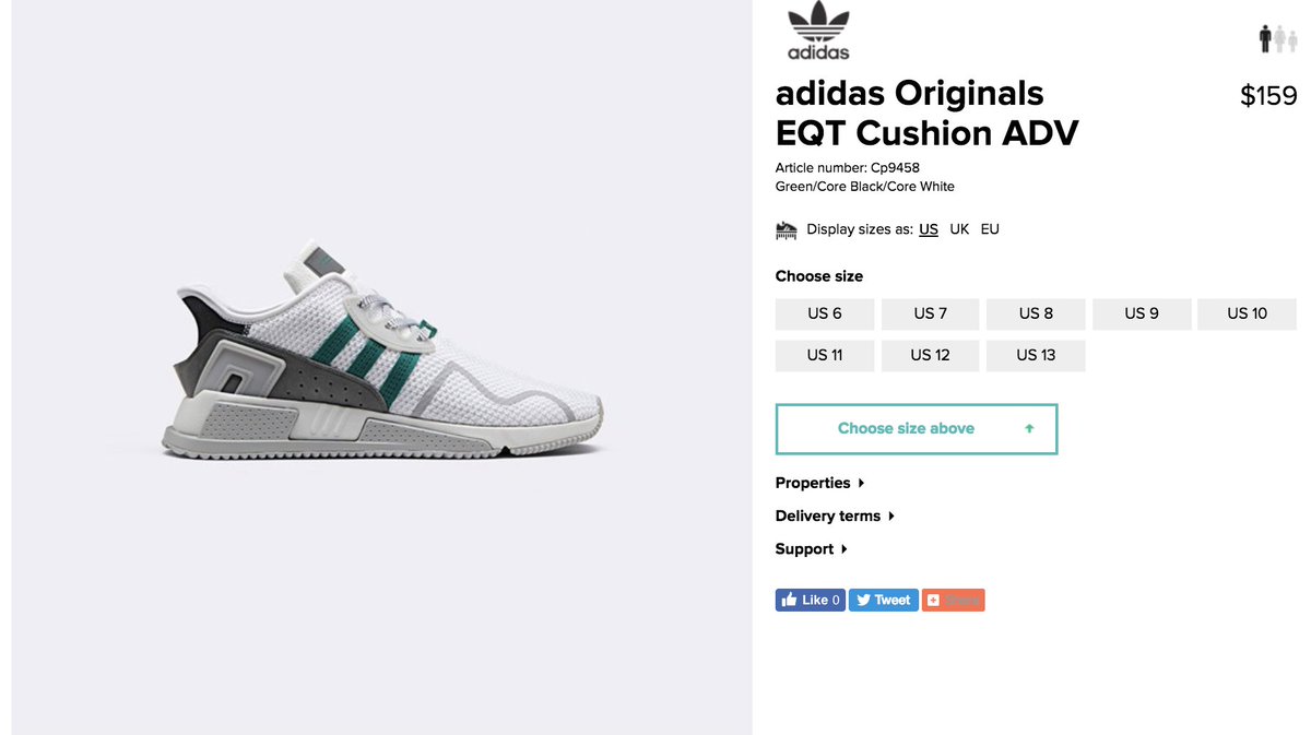 adidas eqt north america