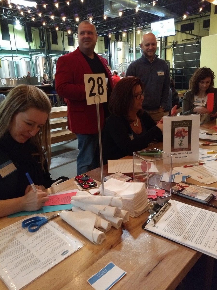 RMHCredshoecrew's tweet photo. We had a great time at last night's social! We prepped hearts for our Valentine's Day Craft coming up on 2/13! Sign up to make Valentines with @RMHCCentralPA guest families today: https://t.co/rrh77pGI1h https://t.co/NbbaTMDbWb