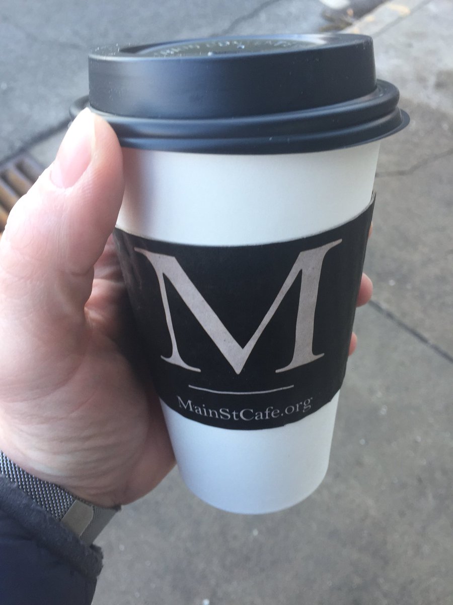 Twice in one week!  It’s not to often I’m downtown in the morning so this is awesome!  <a href="/MainSt_Cafe/">Main St Cafe</a> #TGIF