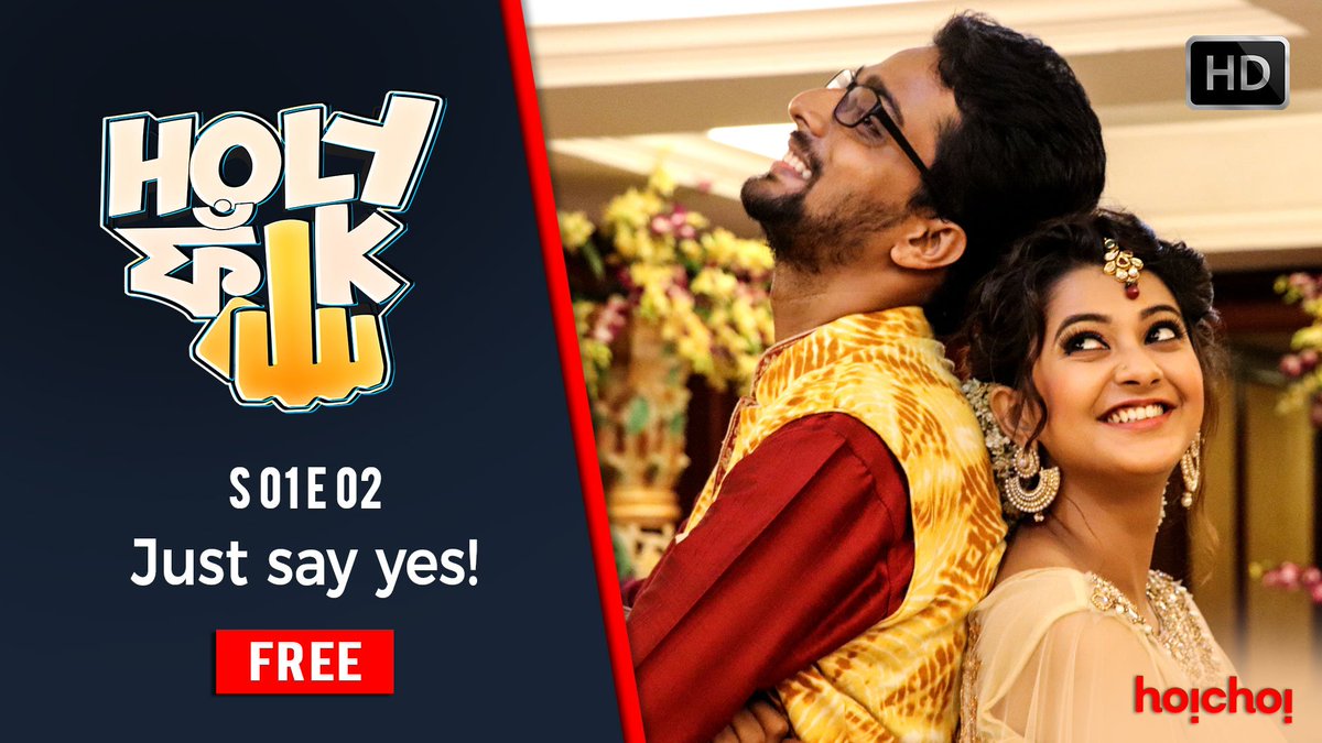 hoichoitv's tweet photo. #HolyFaak Season 1 Episode 2 is streaming on @YouTube for FREE!
The long weekend won't be #FaakedUp, we assure you.
So what are you waiting for?
To watch the full episode, visit : https://t.co/wOuP3t2LZj https://t.co/VvMd4AXJmD