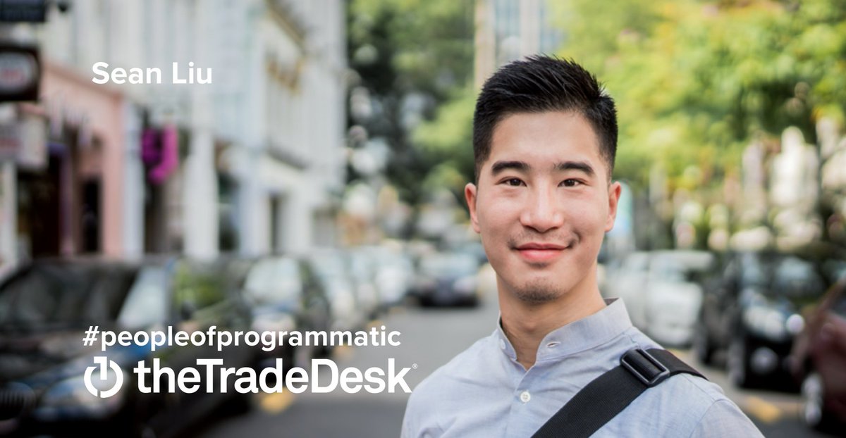 TheTradeDesk's tweet photo. “The Trade Desk is a unique place to work. I’ve seen many companies with a compelling vision and rock star teams, but very few with such a strong balance of both.” – Sean Liu, Account Manager #PeopleofProgrammatic https://t.co/7TBiVAdPrZ https://t.co/uDoeWerbIg