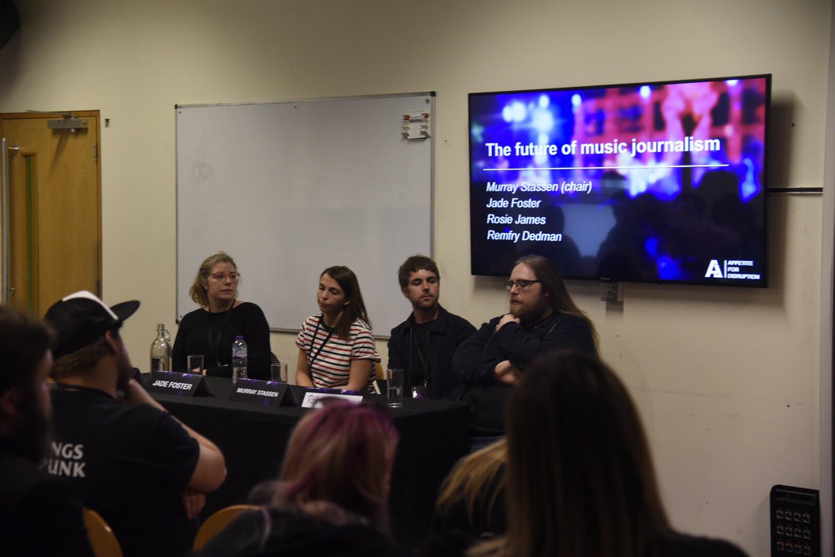 AFD_Conference's tweet image. We're talking about what the future of Music journalism is, especially in the digital world!