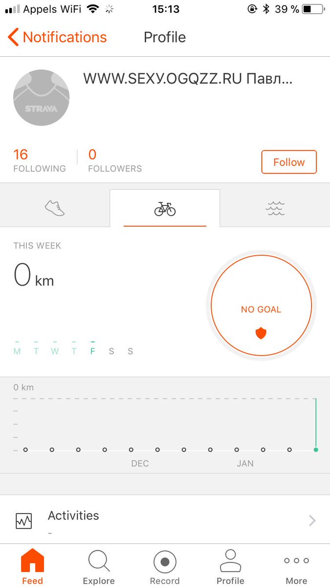 ConstanceMarle's tweet photo. @Strava je n’arrive pas à signaler ce compte, dc je vous le glisse ci-joint ! #sexy https://t.co/k64RgYrMGK