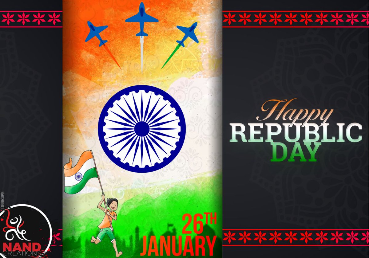NandCreations's tweet photo. 🇮🇳🇮🇳🇮🇳...Happy Republic Day...🇮🇳🇮🇳🇮🇳 https://t.co/y2Lb9nQyNE