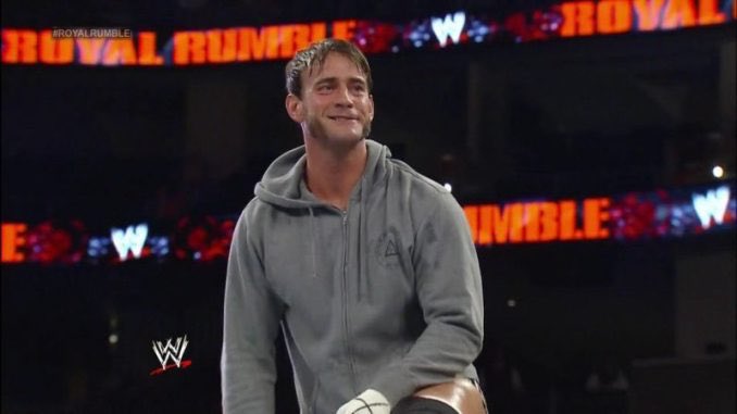 ringsidenews_'s tweet photo. 4 years ago today. The last ever WWE appearance of CM Punk. #RoyalRumble https://t.co/oAZ4s0n9yD