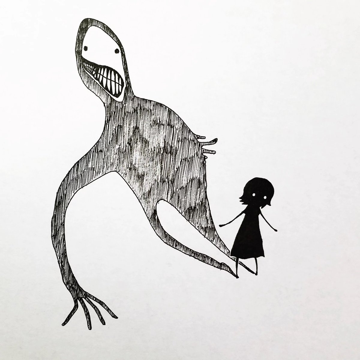 「わるい」シリーズまとめました。主人公の子より人気あります。 #イラスト 