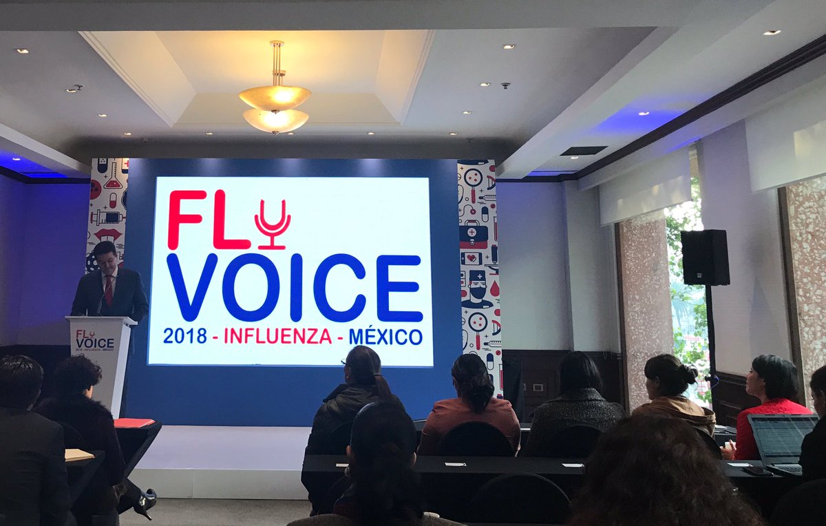 #2018FluVoiceMéxico una iniciativa de @sanofipasteur para concientizar a organizaciones civiles y no gubernamentales sobre la Influenza y su prevención.