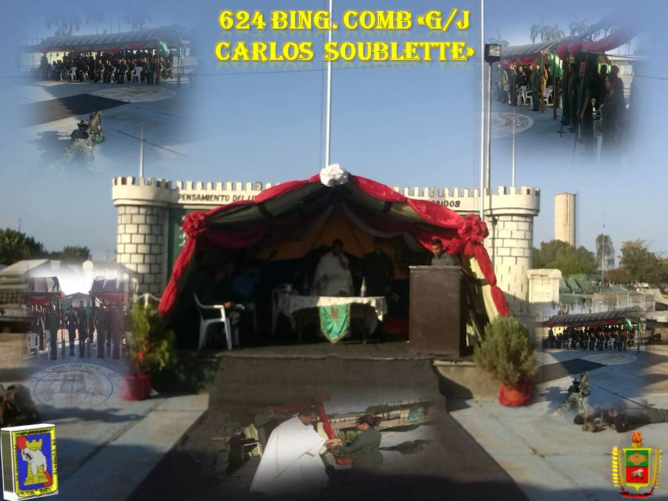 #TalDiaComoHoy celebración de la santa eucaristía en las instalaciones del 624 SOUBLETTE <a href="/62BRINGURDANETA/">62 Brigada de Ingenieros</a> <a href="/EJB_624BING/">624 Bing Soublette</a> <a href="/EJB_6TOCING/">6to Cuerpo de Ingenieros</a>