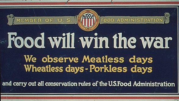 atlantaarchives's tweet image. #OnThisDay 1918, Herbert Hoover first makes the call for #meatless and #wheatless days to advance the conservation effort.

Download poster here: catalog.archives.gov/id/512516
Search our catalog for U.S. Food Administration records in the Southeast here: catalog.archives.gov/search?q=*:*&amp;amp;f…