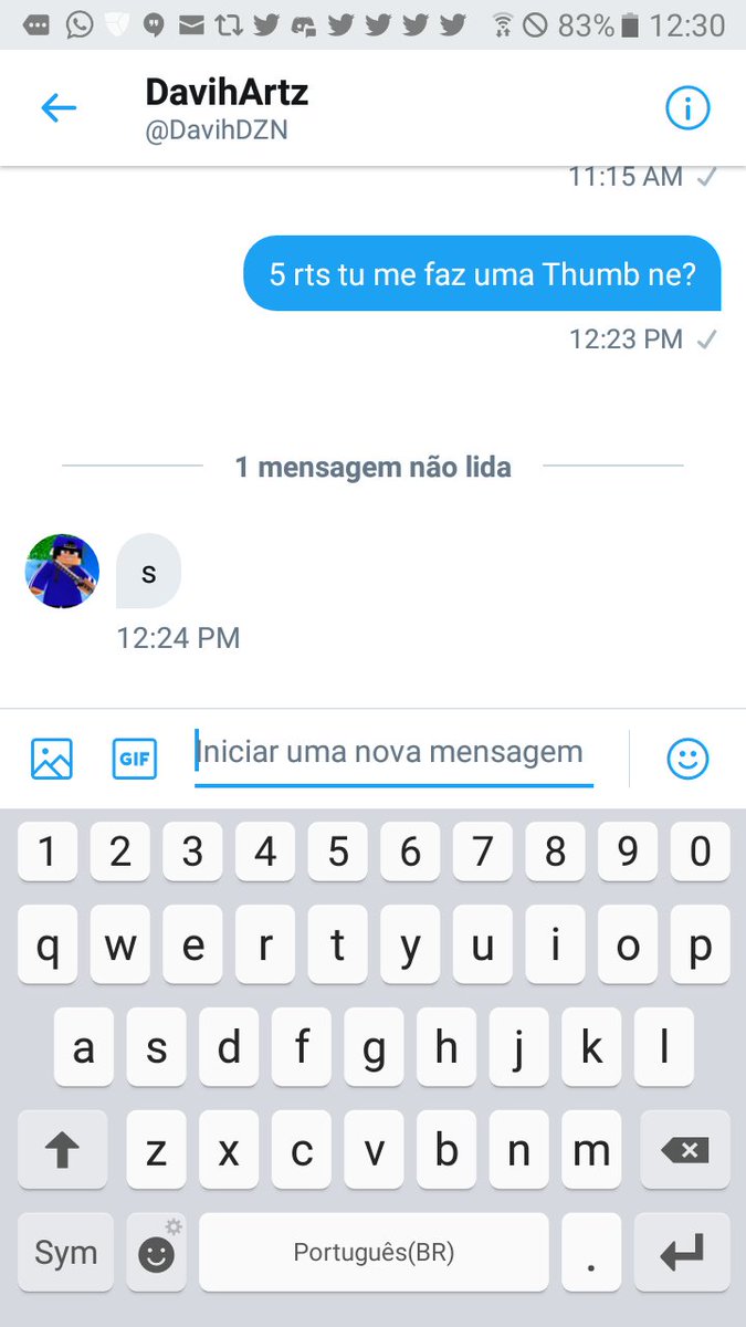 Goo 5 rts Pra o <a href="/DavihDZN/">DavihArtz</a> me fazer uma thumb

<a href="/DavihDZN/">DavihArtz</a> 
@Loopping_ 
@pqpSpeed
<a href="/PJGAMER1227/">PJ GAMER</a> 
@VsfLoway 
@BrSpanker 
<a href="/ITzYang1/">☆°•Itz Yang•°☆</a> 
@NeedNetworkPE 
@Zuka_5K
@luz_creations 
@PEKEN0_M5THEUS 

ajudem pegar 5 rts Go!