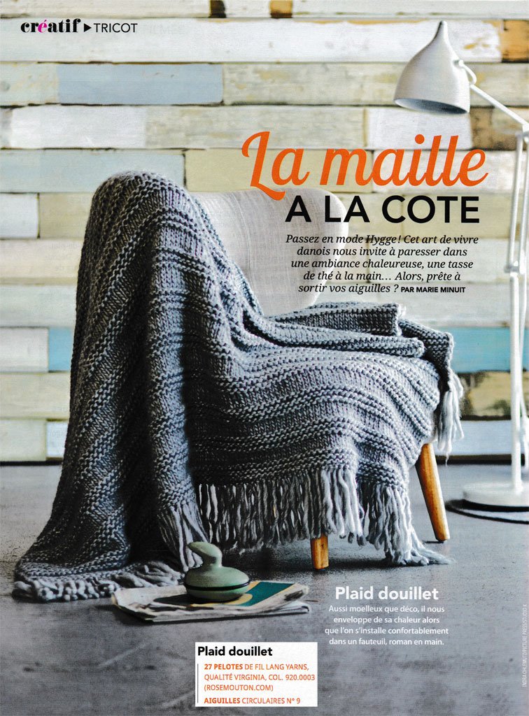 RoseMouton_shop's tweet photo. Retrouvez  les instructions pour réaliser ce plaid douillet avec la  qualité  Virginia de Lang Yarns dans le dernier magazine PRIMA n° 426 de  Février  2018 @MagazinePrima #rosemouton
Virginia (100% #laine vierge) : https://t.co/Yd78qohAVs https://t.co/3UYEybGqvh