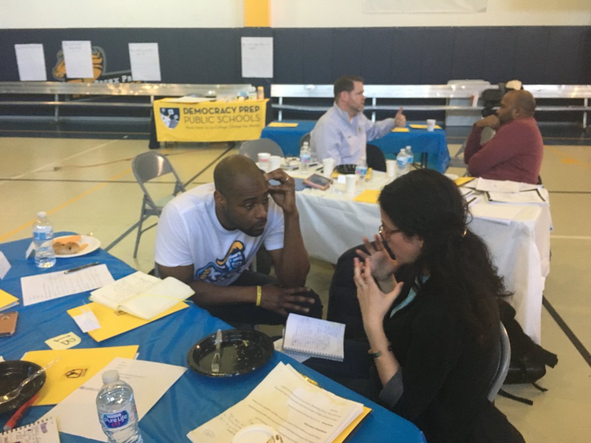 lisafriscia's tweet photo. School leaders @DemocracyPrep practicing the art of storytelling as they frame the why for their teams #LeadershipDevelopment #leadatDP #workatDP https://t.co/eBH6meQSqm