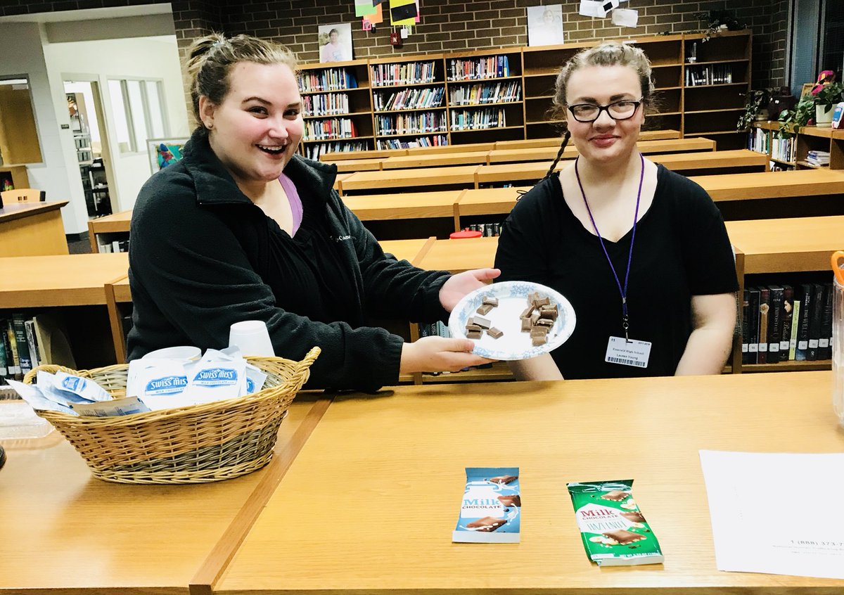 FairTradeEHS's tweet photo. Ss offered free samples of Fair Trade chocolate this morning at Coffee House @FTCampaigns @KeepingItKaycie @K80Walton @EmeraldGwd50 @BradNickles https://t.co/358ggzbiXS