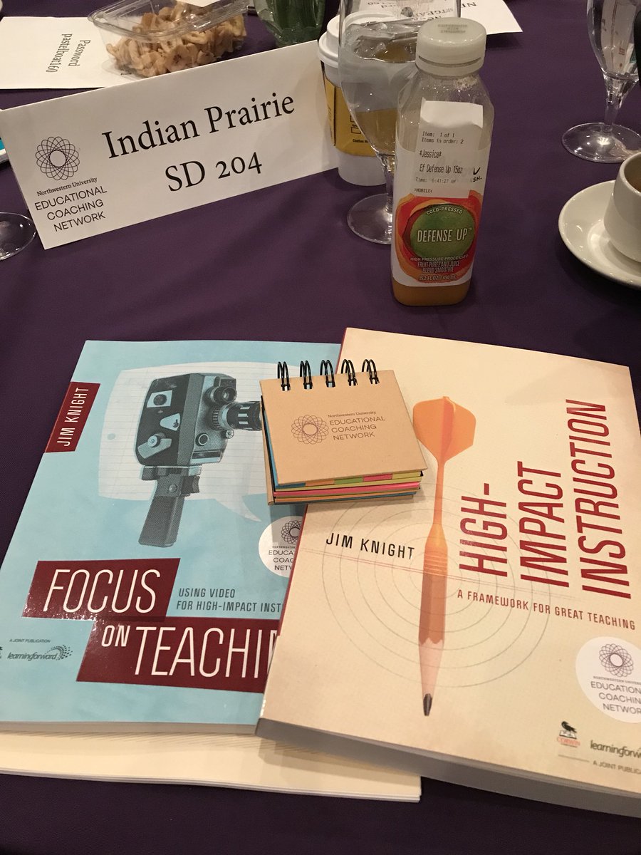 Excited for Workshop #4 with @jimknight99 and our @ipsd204 Specialists Team at the @NorthwesternU Educational Coaching Network! #educationalcoaching #coachingedu