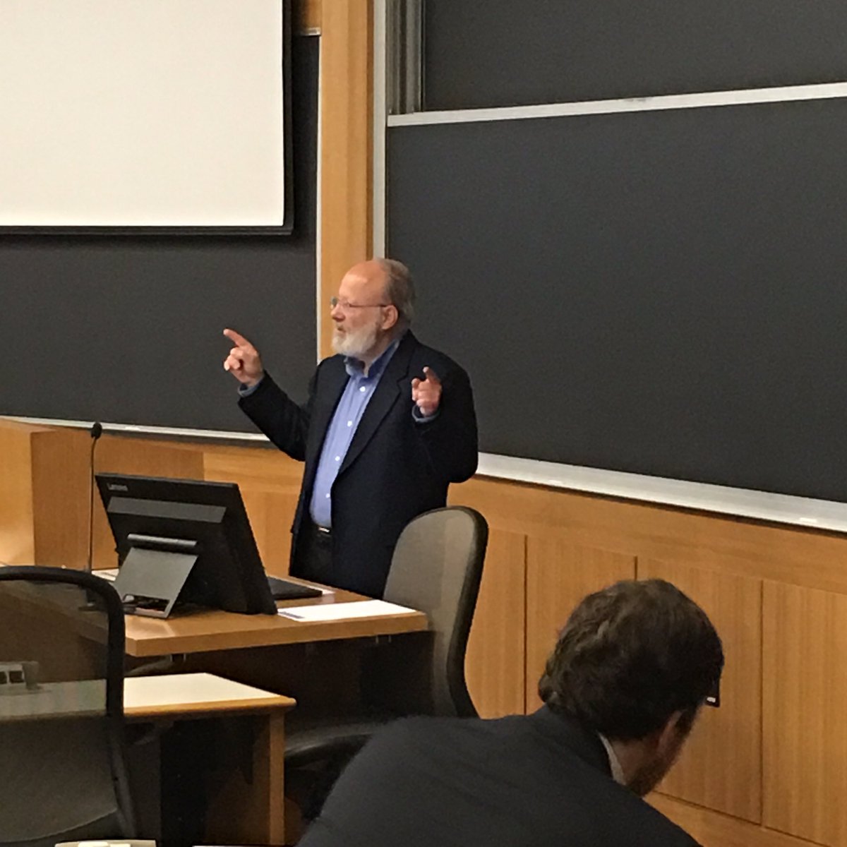 <a href="/georgejannas/">George Annas</a> introduces the opening session at <a href="/AJLMNews/">AJLM</a>' '21st Century Cures' conference at <a href="/BU_Law/">Boston University School of Law</a> <a href="/ASLMENews/">ASLME</a>