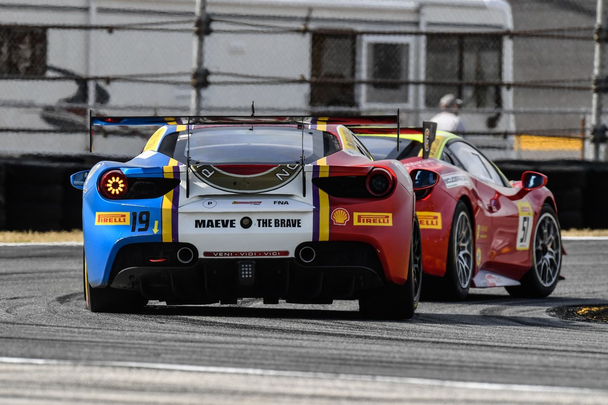 FerrariRaces's tweet photo. #FerrariChallenge Trofeo @pirellisport North America @DISupdates - Congrats to the Race-2 polesitters: @CooperMacNeil and Rob #Hodes in Trofeo Pirelli and Pirelli Am; Brian #Kaminsky and @ThomasTippl in Coppa @ShellMotorsport and Shell Am! Race-1 is at 11! https://t.co/c4PxqpXnbn