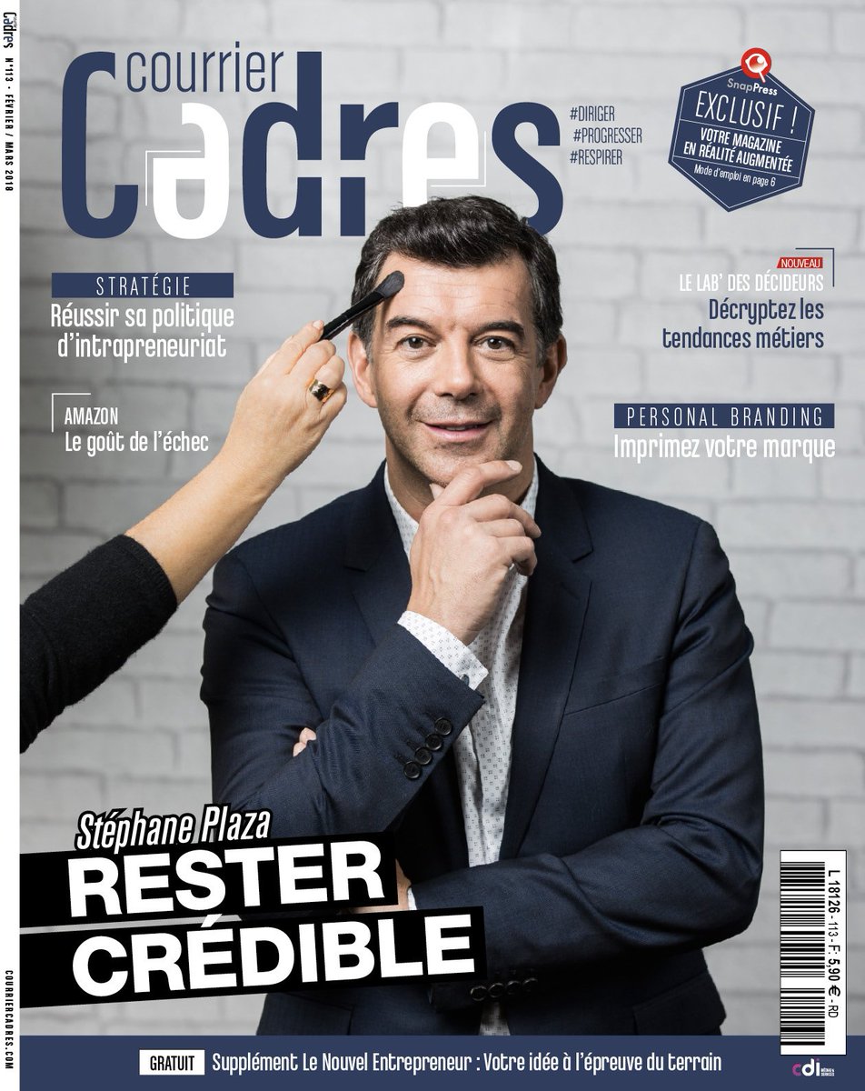 courriercadres's tweet photo. #VendrediLecture C'est le jour idéal pour aller en kiosque acheter le dernier numéro de @courriercadres sorti hier. Rencontre avec #StpehanePlaza, focus sur le géant @AmazonFR, décryptage des tendances métiers, ou encore conseils en #personalbranding.  @steph_plazaimmo https://t.co/Q3I2OGD4pA