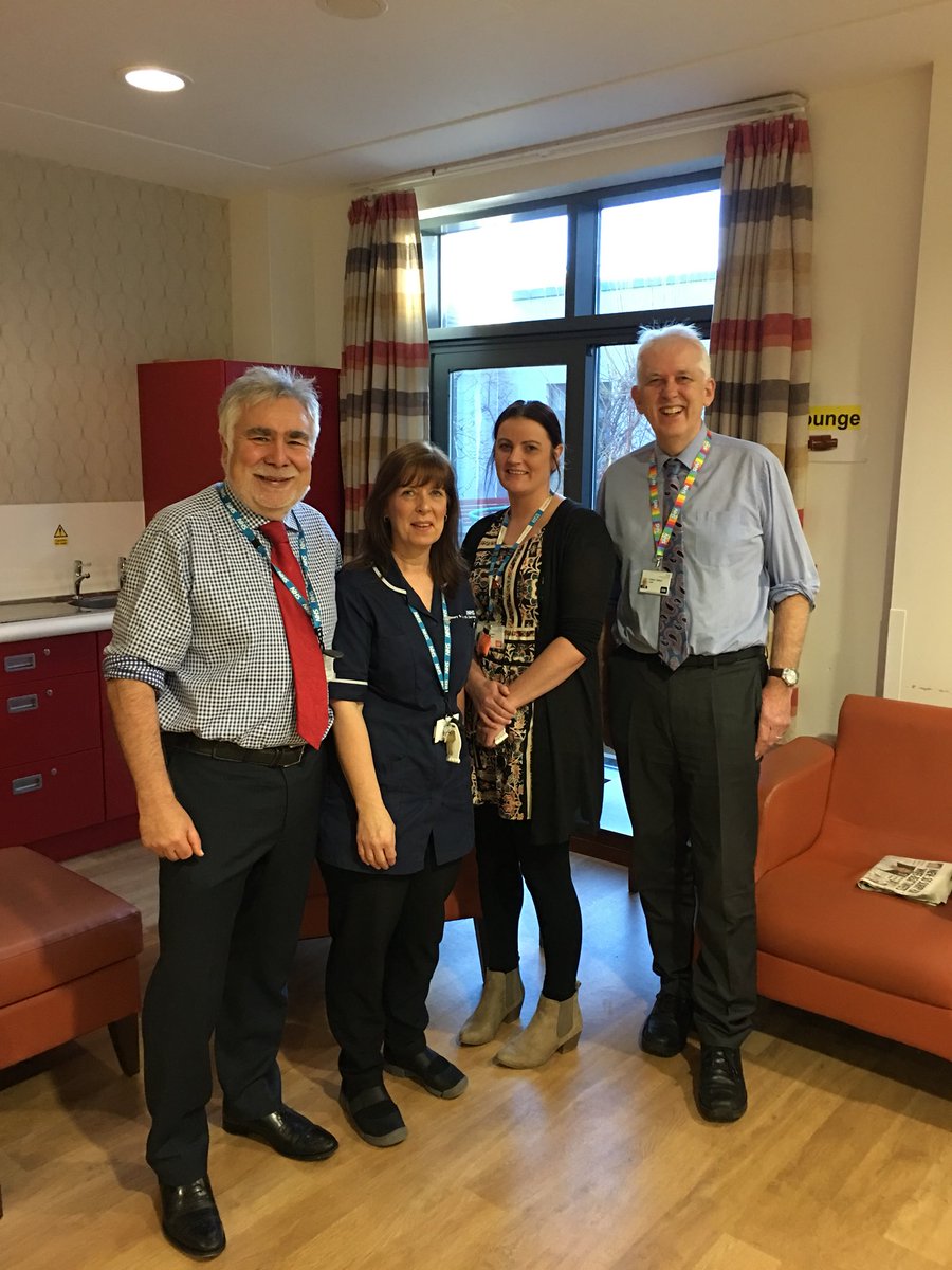 StephenEamesNHS's tweet photo. The Chairman and I with the fantastic staff at Ramsay and Dova in Barrow. Great to meet you all and thanks to you all for the excellent work you do. Great insights also from Laura and Jill https://t.co/52q82Xdlcs