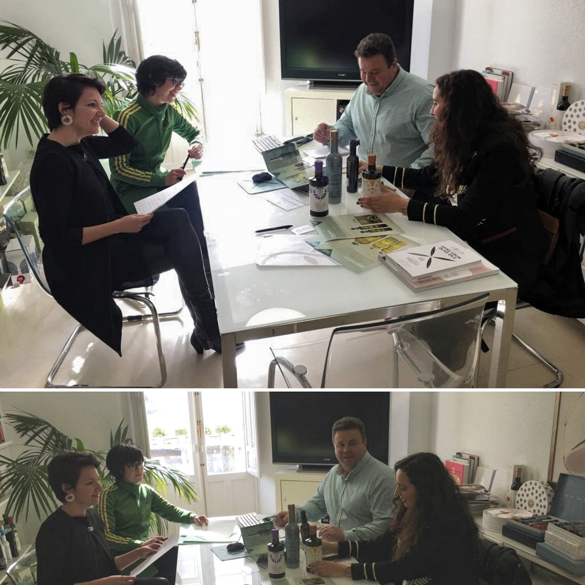 Esta mañana hemos tenido una reunión con nuestro estudio de diseño <a href="/cabelloxmure/">Cabello x Mure</a> . Para nosotros los mejores!! Buenos profesionales y mejores personas <a href="/IsabelCabello__/">Isabel Cabello</a> @