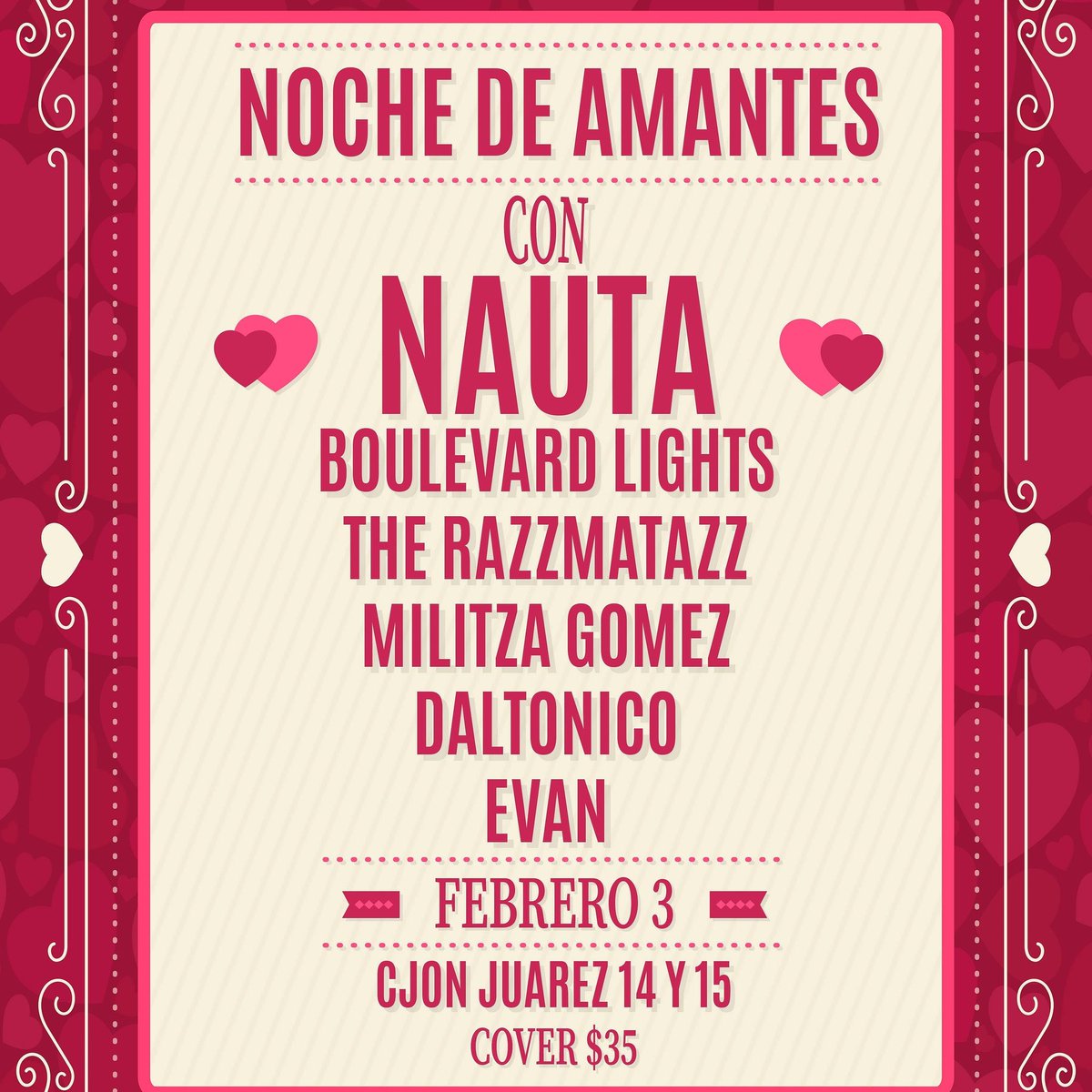 Este sabado 3 de Febrero vengan a escuchar musica de Mxcli, Ensenada y San Luis. El dinero recaudado nos ayudara a pagar la grabacion de nuestro LP. :)