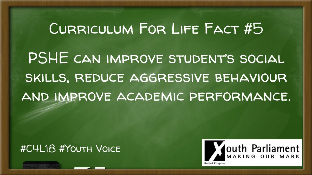 _mattsimpsonn's tweet image. Time for our final #C4L18 fact, demonstrating just a small number of the many benifits PSHE can have on young people. #youthvoice