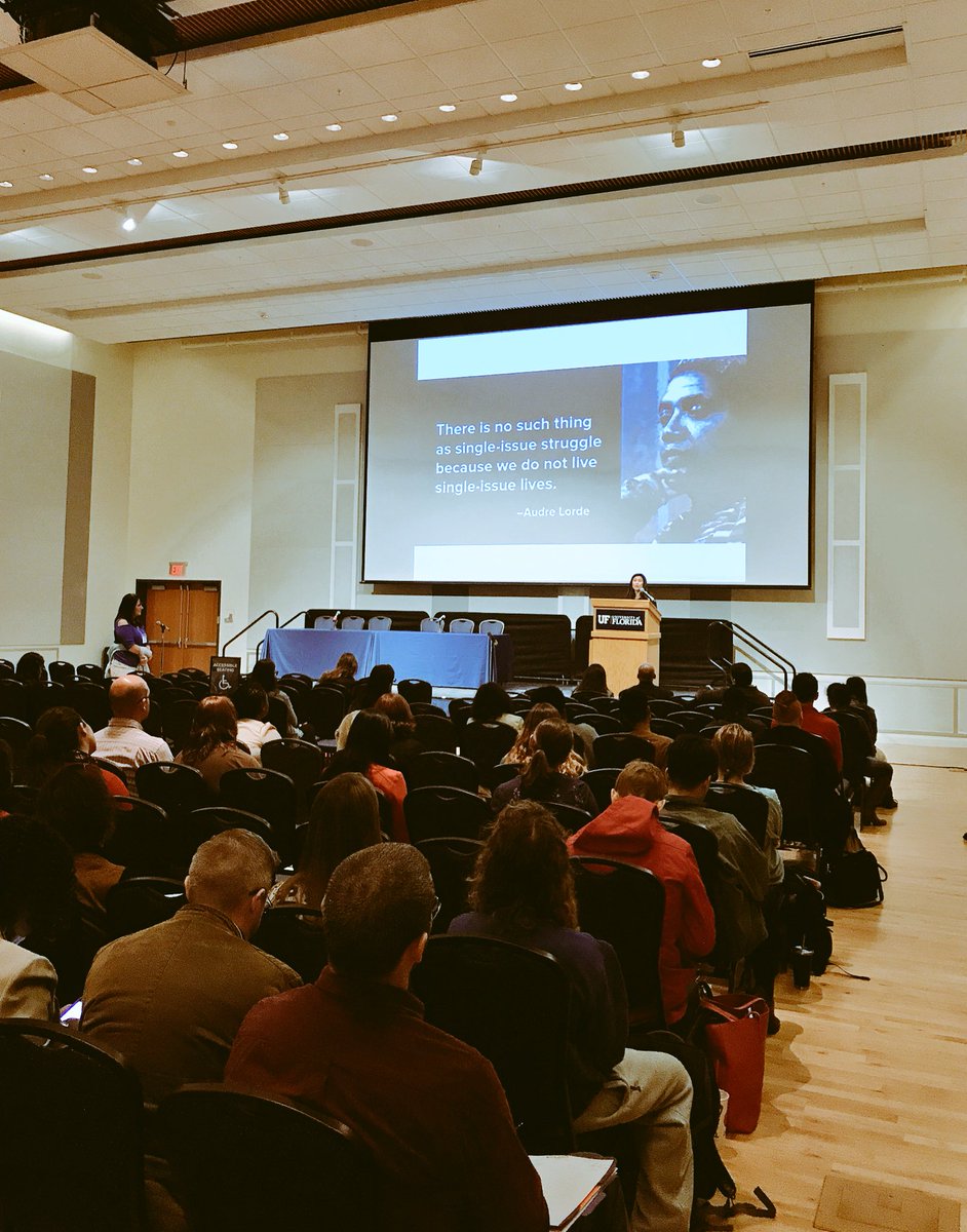 UF_COE's tweet photo. There is no such thing as a single-issue struggle…
@_zulema_valdez fielding questions from #ufsjs18 attendees. https://t.co/wIAVG53lZ2