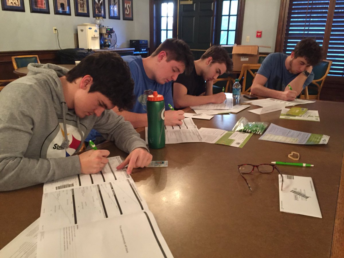 Men of Phi Kappa Psi at KU signing up to be stem cell/bone marrow donors! Part of week long effort sign up donors. #bethematch