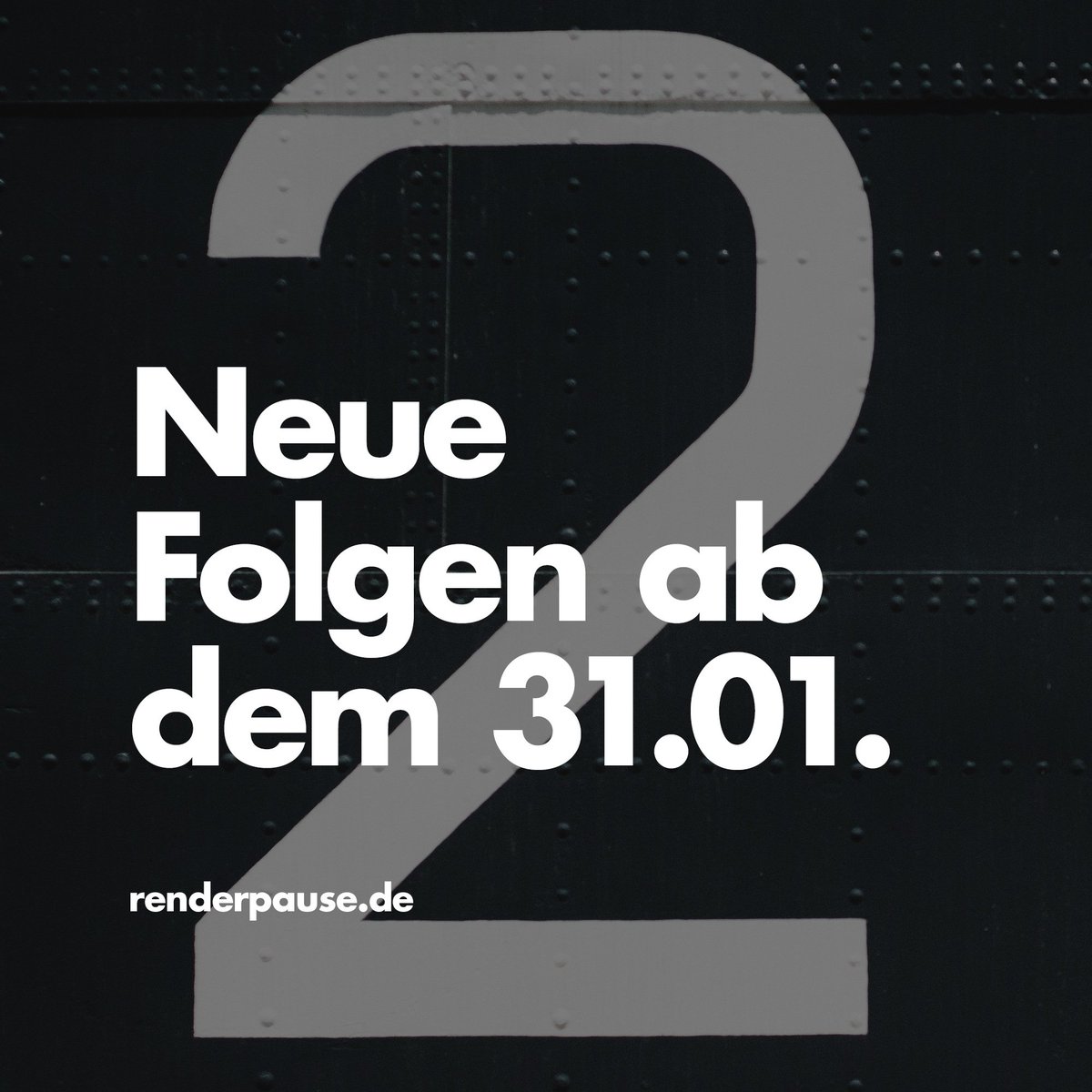 Renderpause_Pod's tweet photo. Am Mittwoch ist es so weit: #Renderpause #Podcast Staffel zwei https://t.co/h6XEltmhm8