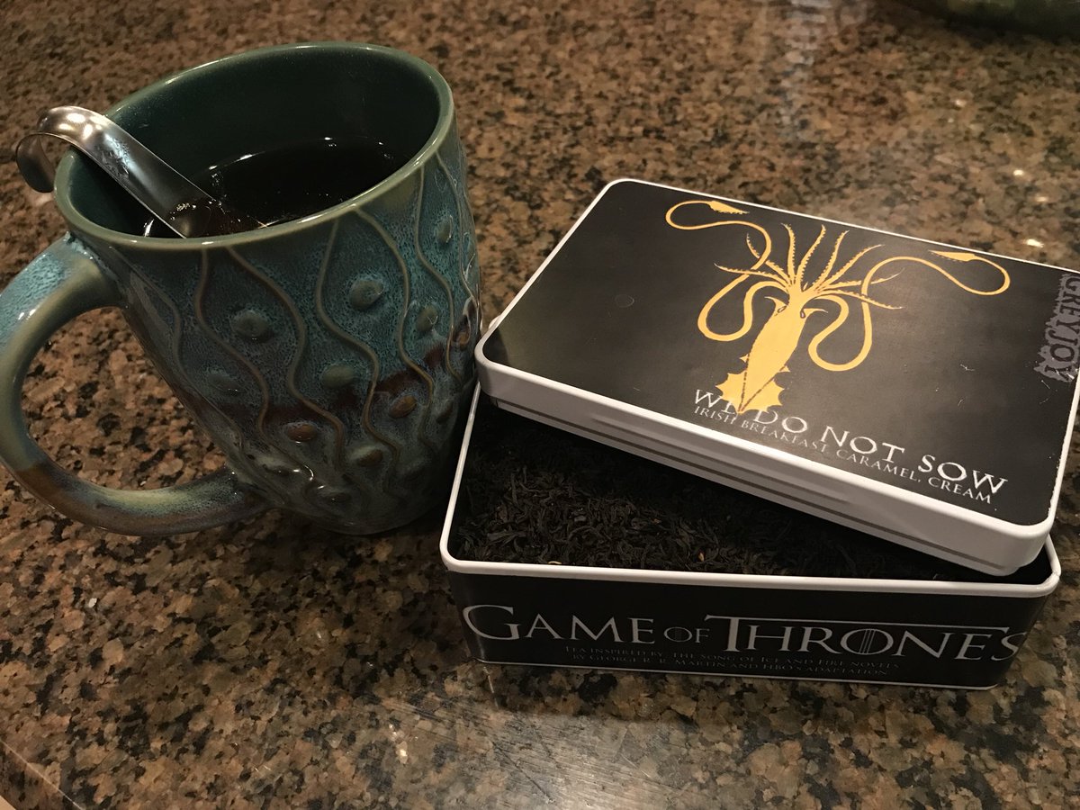 blythedjordan's tweet photo. Favorite tea lately.... #adagioteas #fandomblends #gameofthrones https://t.co/opjavk1biB