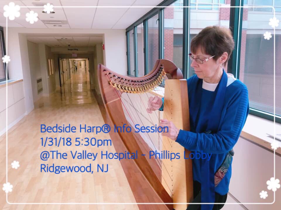 Bedside_Harp's tweet photo. 💟 Our mission is simple: #healing 
✅ BEDSIDE HARP® Info Session on Wednesday, January 31 at 5:30pm
@ValleyHospital in Ridgewood,NJ 🇺🇸- Phillips Lobby 🎶
To attend, call Arielle at (215)752-7599 📞 
#harpclass #harplessons #harptherapist #ridgewood
#NJ https://t.co/3GwuJ1KD1g