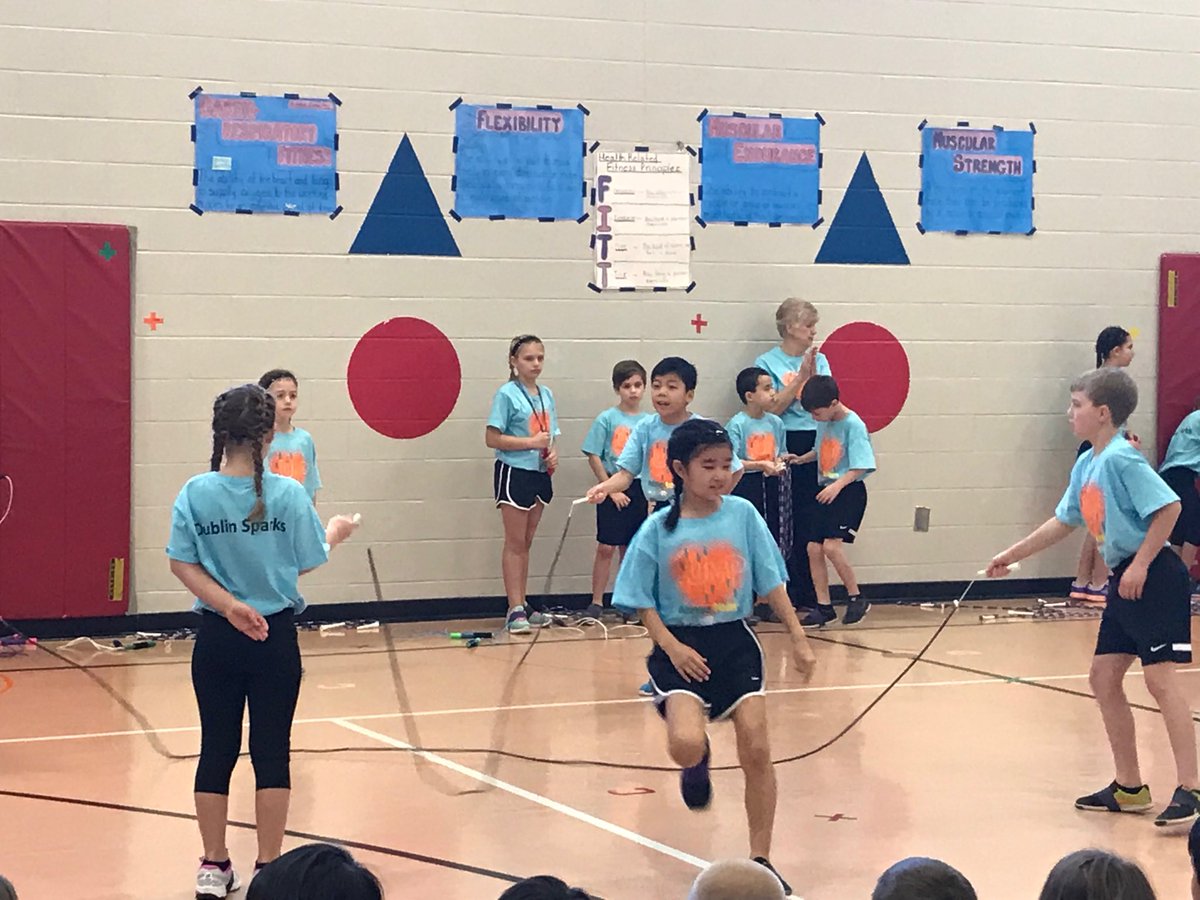 Jen_VanDyke's tweet photo. Excited to have Indian Run represented on the Dublin Sparks Jump Rope Team @ireDCSD https://t.co/w2smuIJZ9c