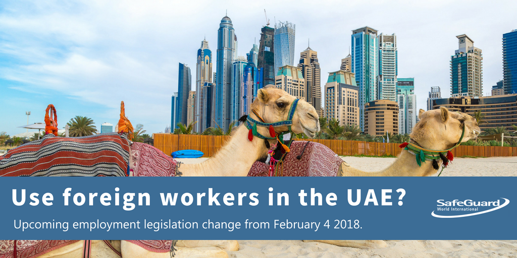 Safeguard_Globl's tweet photo. Looking to obtain work visas in the UAE?

From February 4 2018, foreign workers will require a 'certificate of good conduct' as issued by the worker's country of origin and requiring ratification by multiple UAE government departments. #UAE # EmploymentLaw https://t.co/02ufj6pn7C