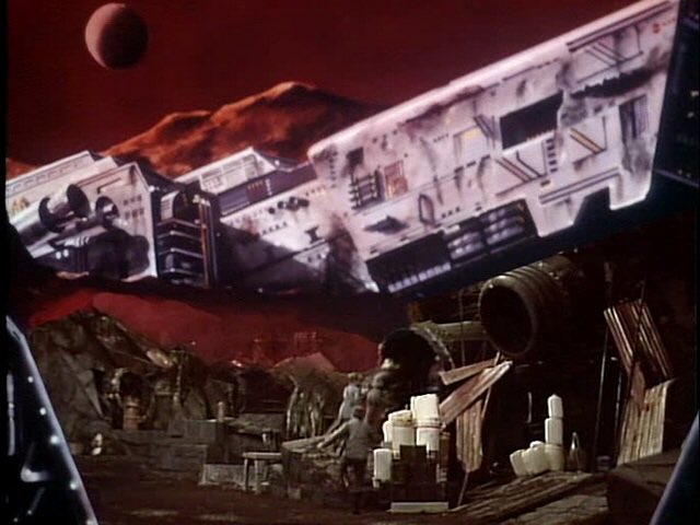 alexwilcock's tweet image. OTD 1984: #Frontios
After the end of the Earth...
#DoctorWho’s most unsettling and also its most ‘1984’ story of the year
Particularly compelling (and gruesome) novelisation 
And look out for short story coda Life After Queth, which is hilarious