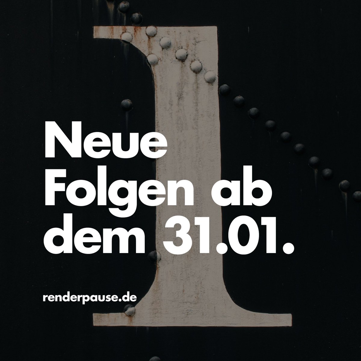 Renderpause_Pod's tweet photo. Morgen starten wir in die neue Staffel des #Renderpause #Podcast https://t.co/oOhsKCq5MI