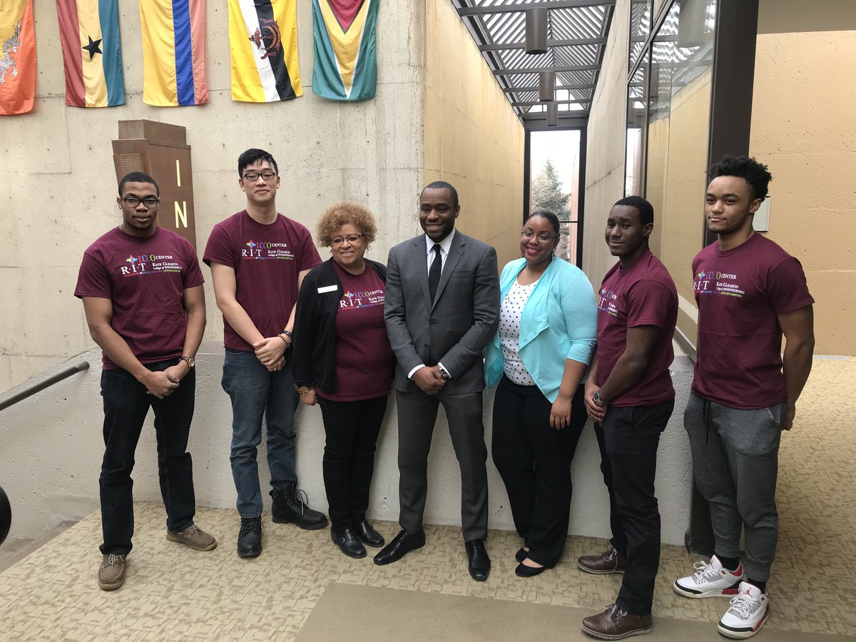 _RITEngineering's tweet photo. #_RITEngineering ECCO Center Director and students attend Expressions of King's Legacy with Dr. Marc Lamont Hill. https://t.co/tJTjMV83tq