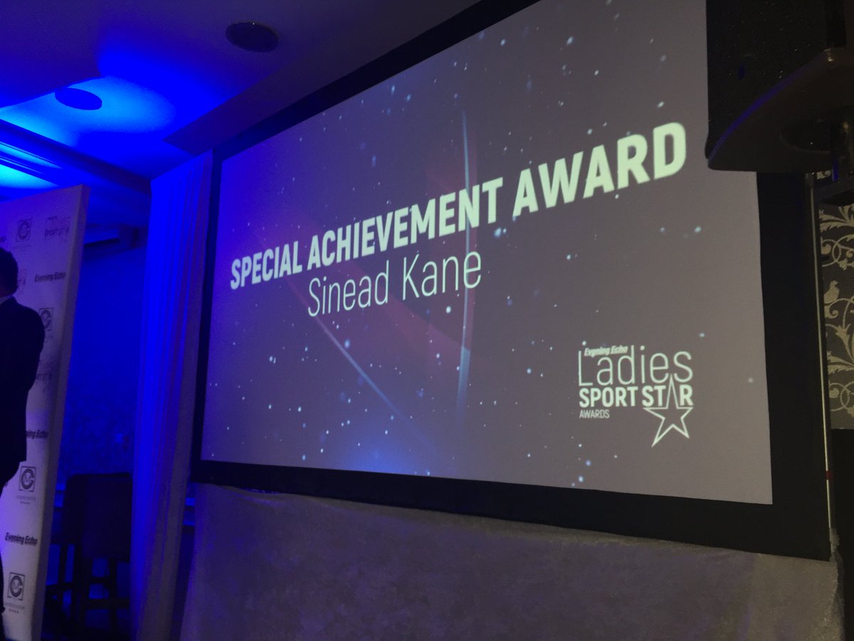 comhar_acupunct's tweet photo. Another award for Sinead!!! So well deserved!! #Echostars #SineadKane #ladiessportstars https://t.co/vjiGKXU3Qm