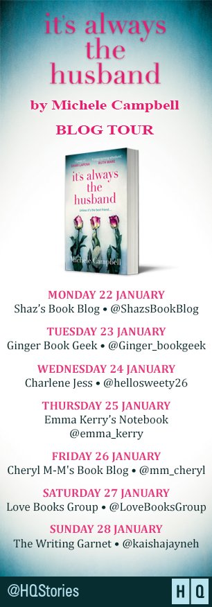 HQstories's tweet photo. The #ItsAlwaystheHusband blog tour continues over on @mm_cheryl's blog so head on over there for more content about this year's best #killertwist! @MCampbellBooks https://t.co/zwOEaOGMHN