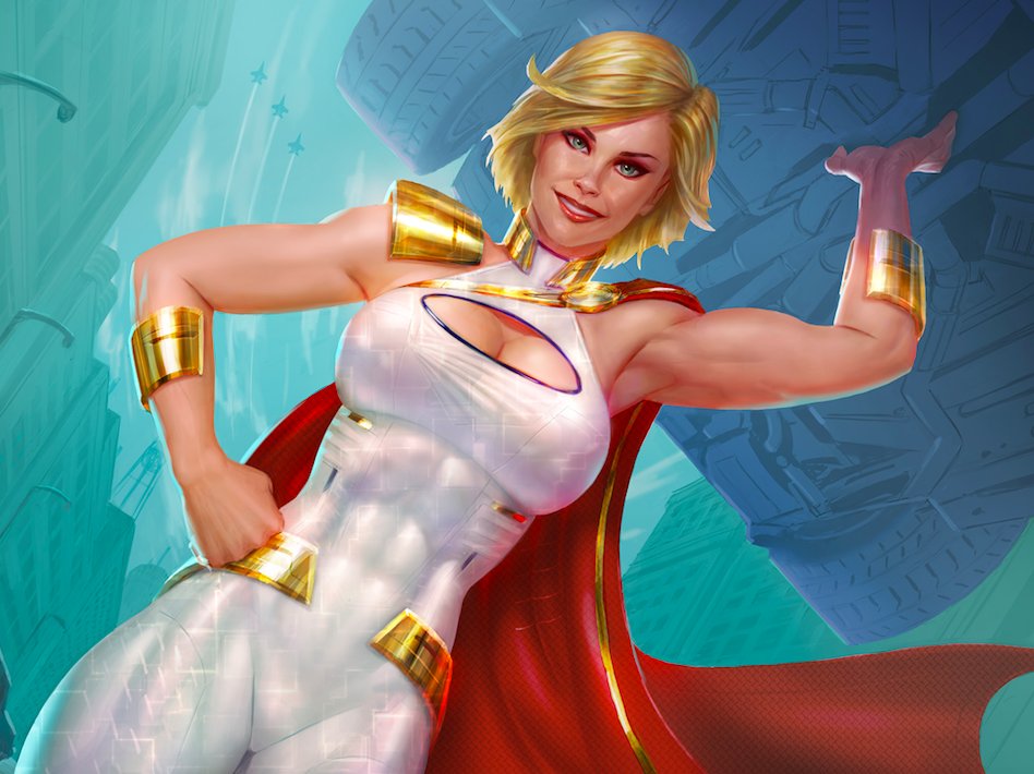 DC on Twitter "Power Girl is currently making her grand debut in