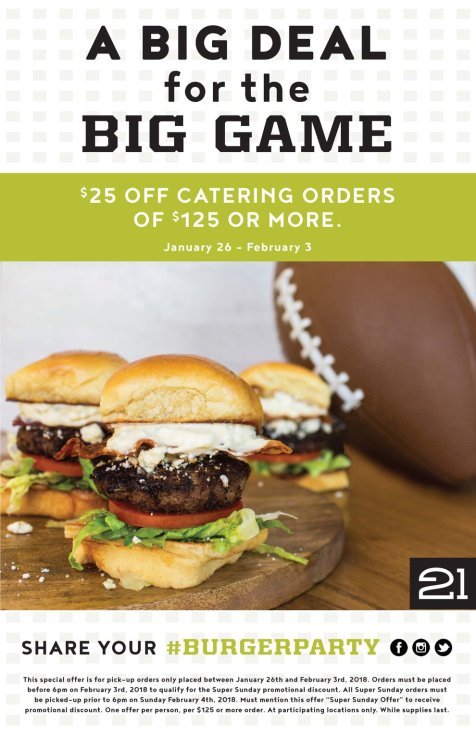 Get ready for the big game with this Super Sunday Offer!