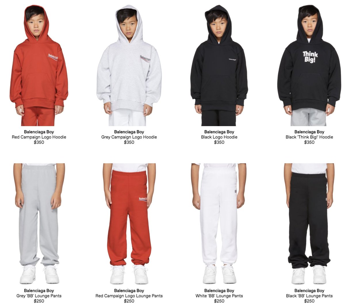 big kids balenciaga