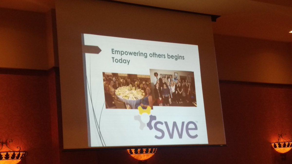 SWE_President's tweet photo. @SWEtalk's own @KateVanDellen rocking the opening keynote at #WELocal #Tulsa https://t.co/WrbV5EXkWP