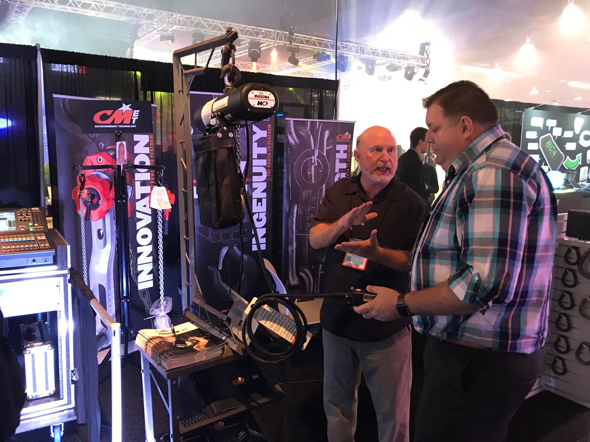 cmentertainment's tweet photo. Learn all about our #CMProstar VS hoist from Dave Carmack himself! Stop by @NAMMShow booth 10936 today! https://t.co/pCaulhvZtb