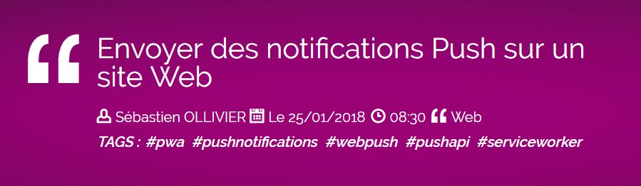 infinitesquare's tweet image. [Blog] Envoyer des notifications Push sur un site Web
#PWA #pushapi #serviceworker 
@SebastienOll 
blogs.infinitesquare.com/posts/web/envo…